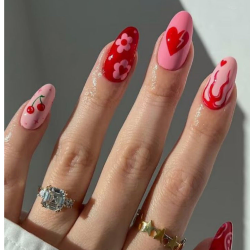 Tierisch inspiriertes Press-On-Nagelkunst-Set Brehn