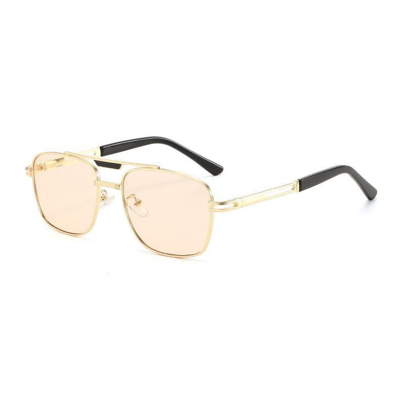 Herren Luxus Quadrat Rahmen Sonnenbrille Brehn