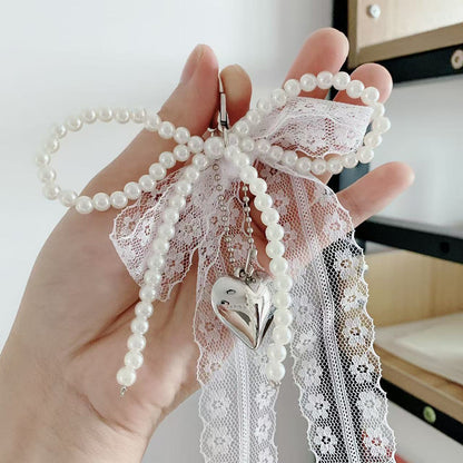 Eleganter Herz Anhänger Charm Schlüsselanhänger Brehn
