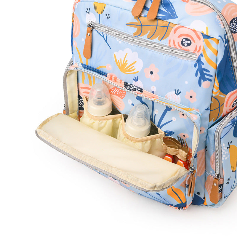 Vielseitiger Rucksack mit Blumenmuster Brehn