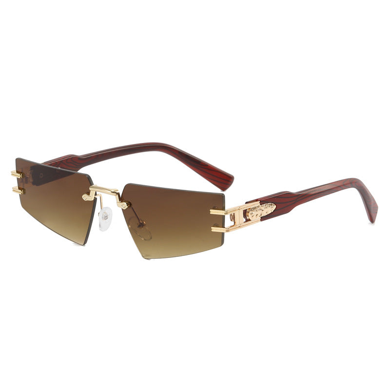 Damen modische Sonnenbrille mit eleganter quadratischer Rahmenkonstruktion und luxuriösen Details Brehn