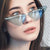 Damen Trendige Cat-Eye Sonnenbrille mit femininem Rahmen Brehn