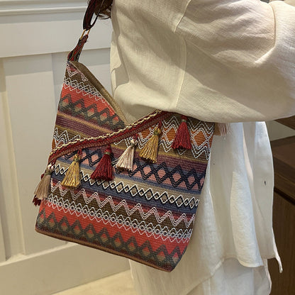Bohemian gemusterte Slingtasche