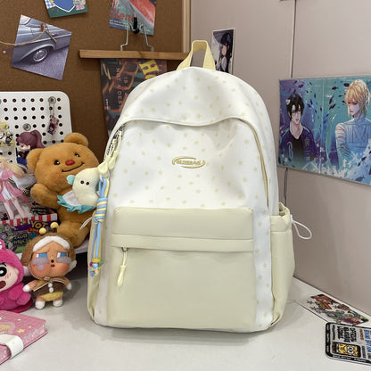 Stylische bedruckte Rucksack mit lustigen Charakterakzenten Brehn