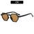 Distinktive geometrische Rahmen Sonnenbrillen