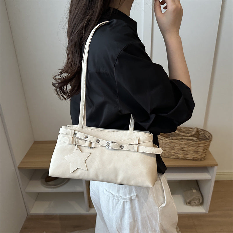 Stylische Faux Wildleder Handtasche