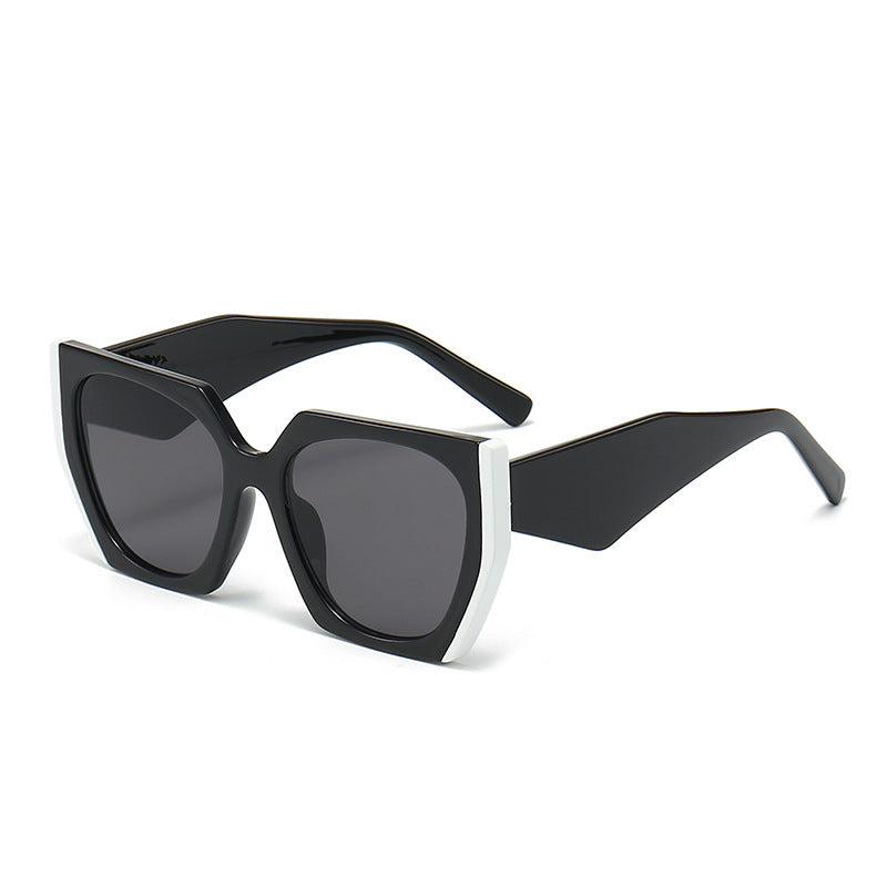 Damen Oversized Sonnenbrille mit markantem eckigem Design Brehn