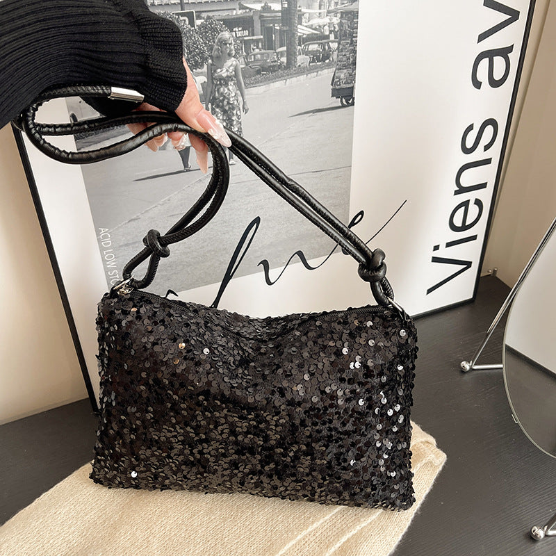 WoSparkling Pailletten Abendhandtasche Brehn