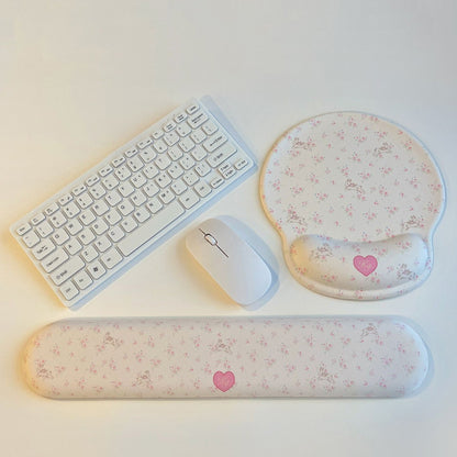Stilvolle Florale Ergonomische Mauspad