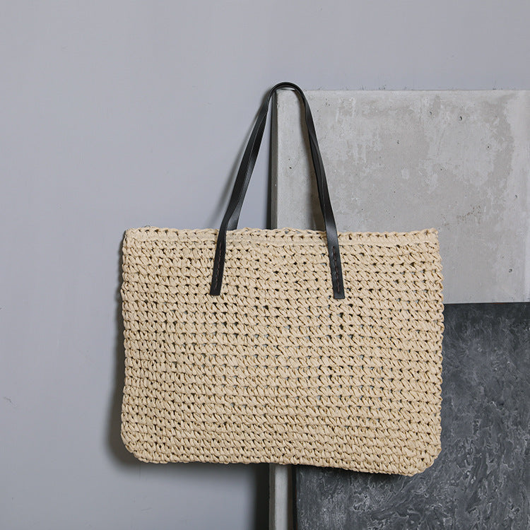 Handgefertigte Strandtasche mit Starker Struktur Brehn