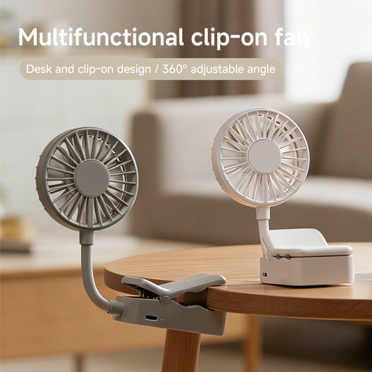 Unisex Tragbarer USB Ventilator mit Klemmbefestigung Brehn