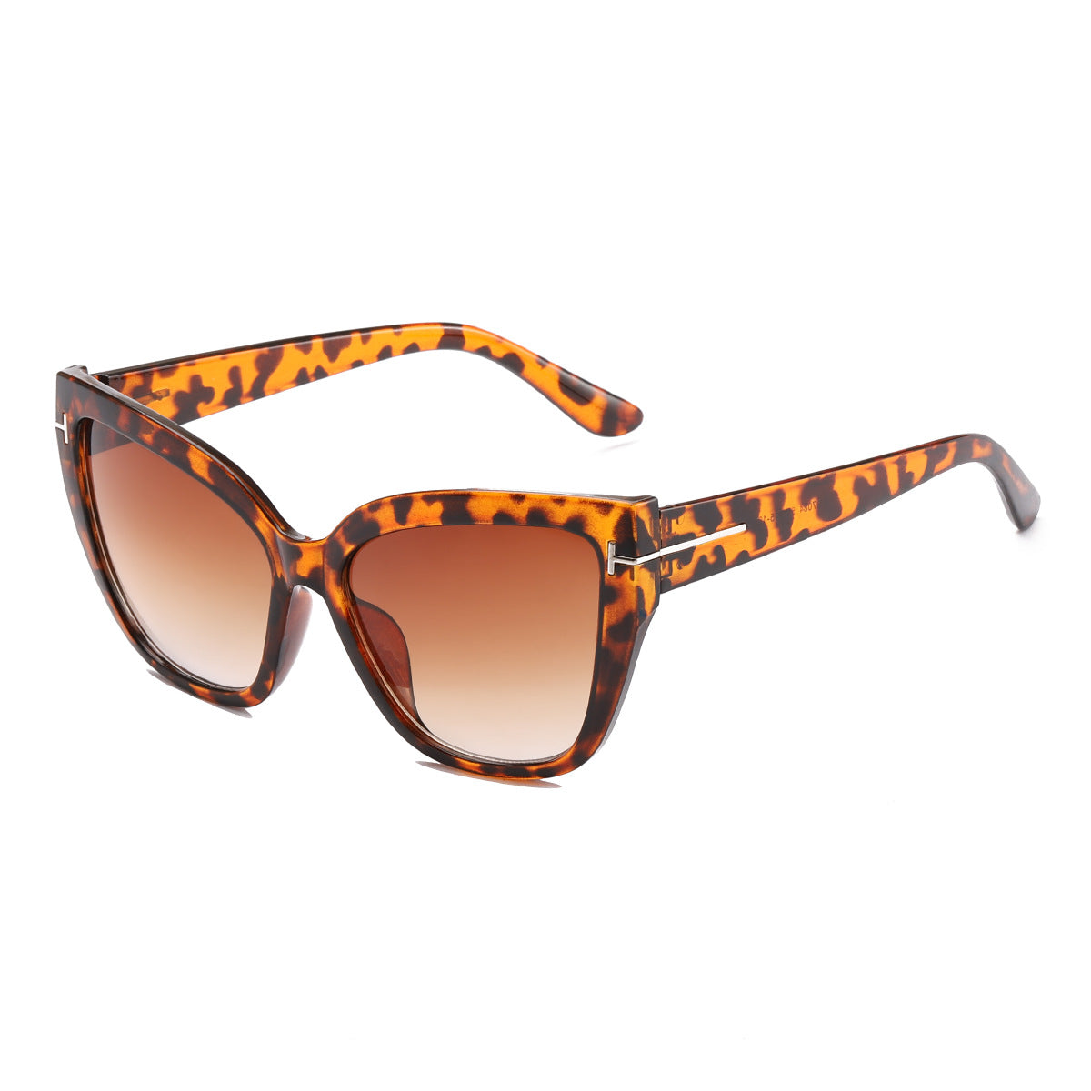 Damen Cat-Eye Sonnenbrille mit modischem Strukturrahmen Brehn