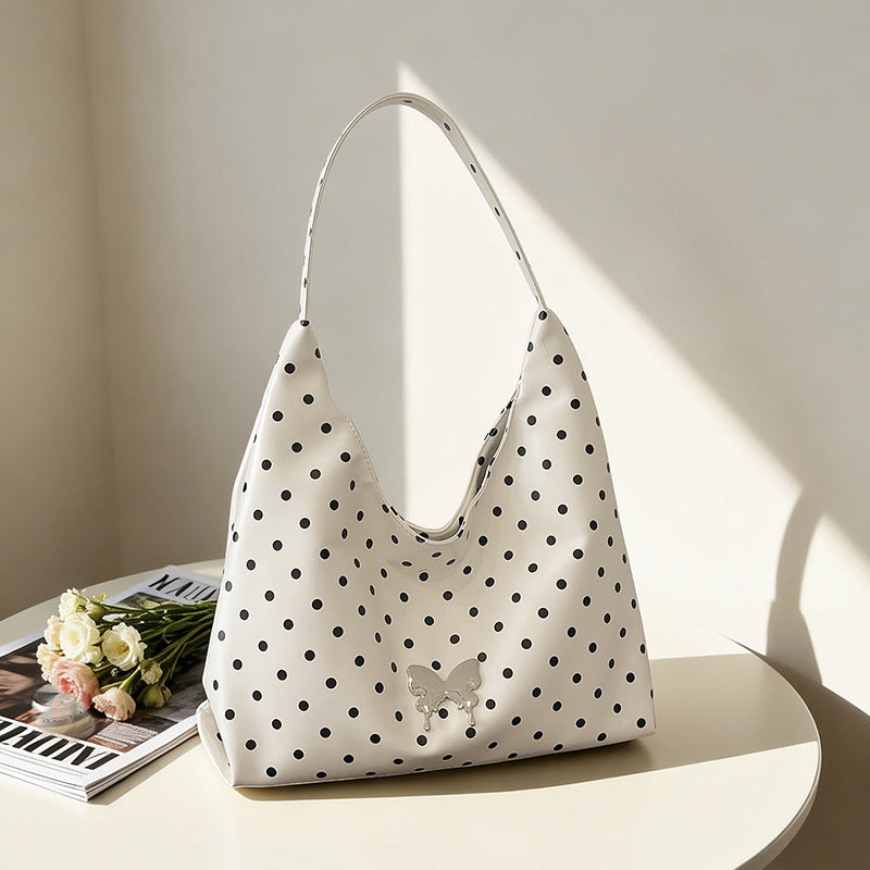 WoChic Punkte Schultertasche Brehn