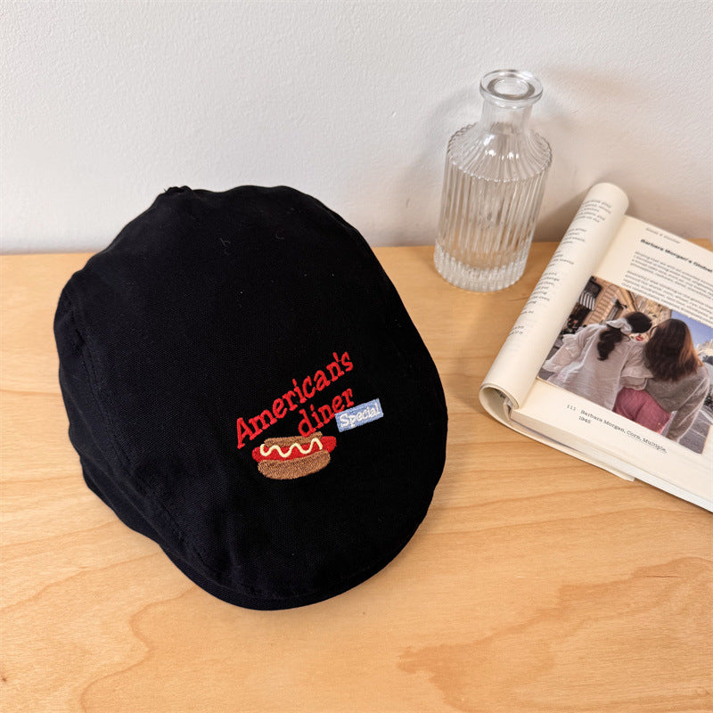 Herren Bestickte Faule Zeitungen Cap Brehn