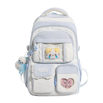Stylische Sternen-Print Freizeit-Rucksack Brehn