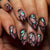 Künstlerische Schmetterling-inspirierte Nagelkunst-Verlängerungen Brehn
