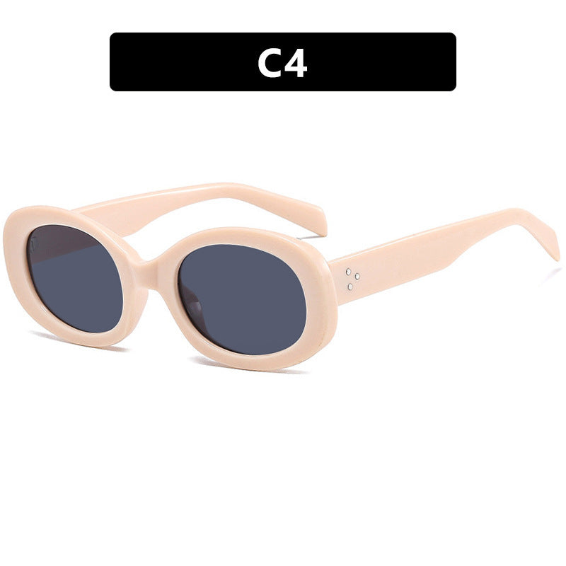 Damen modische Sonnenbrille im stilvollen Ovaldesign Brehn