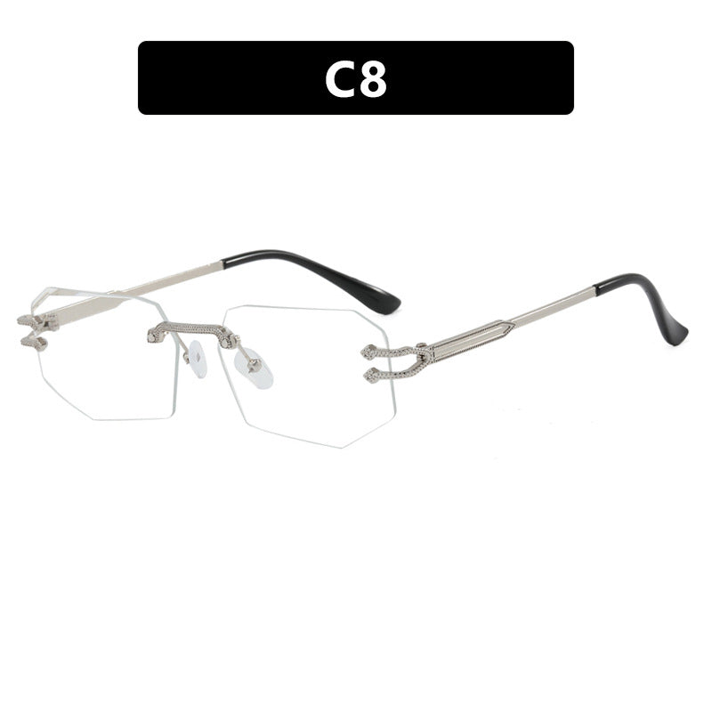 Damen geometrische Fashion-Sonnenbrille Brehn