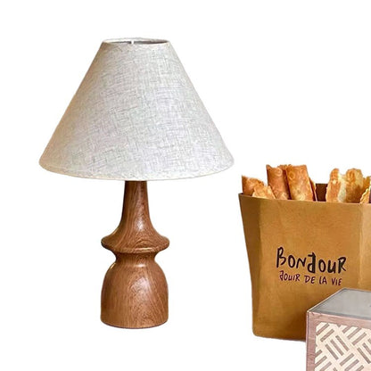Zeitgenössische Holz Tischlampe