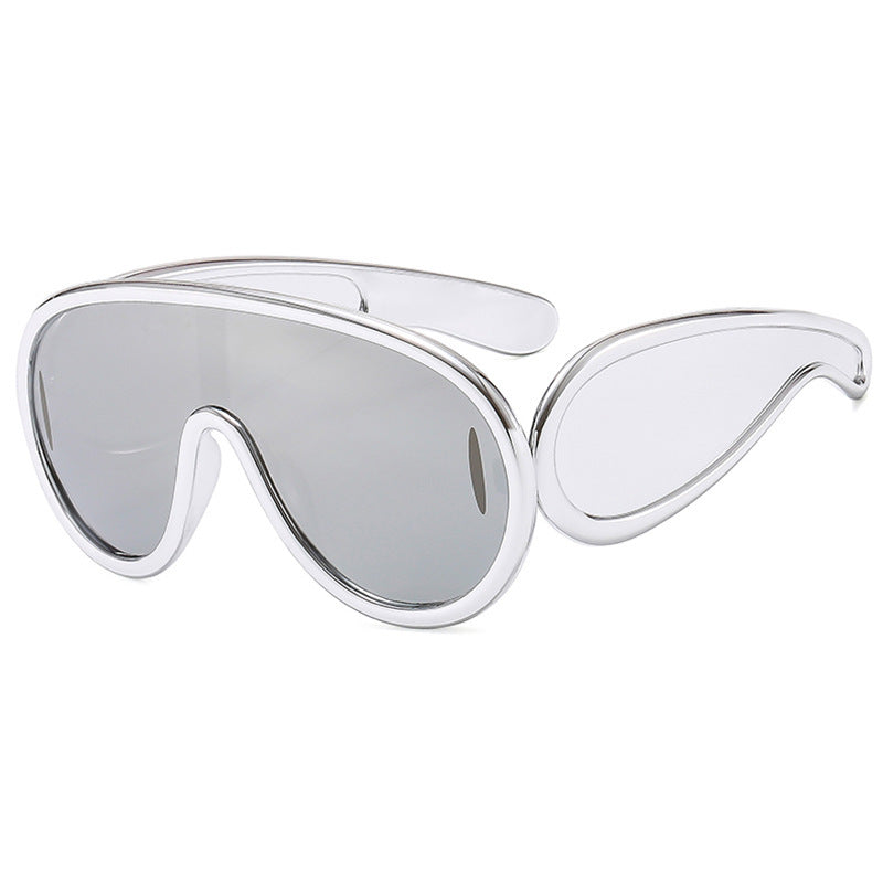 Damen modische Sonnenbrille mit abnehmbaren Gläsern Brehn