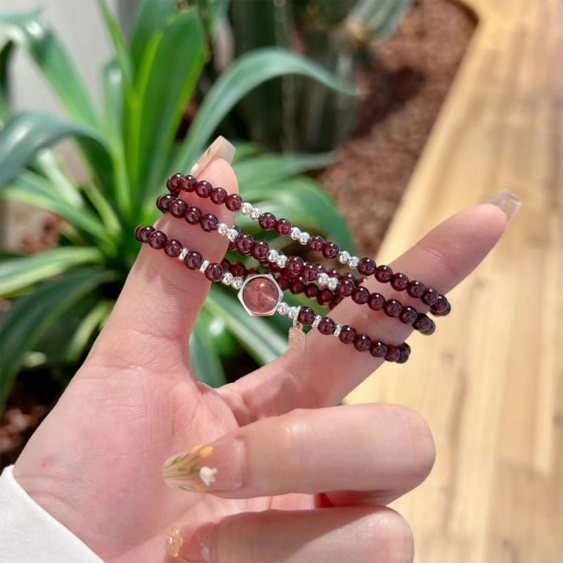 Natürliche Stein Perlenarmband Brehn