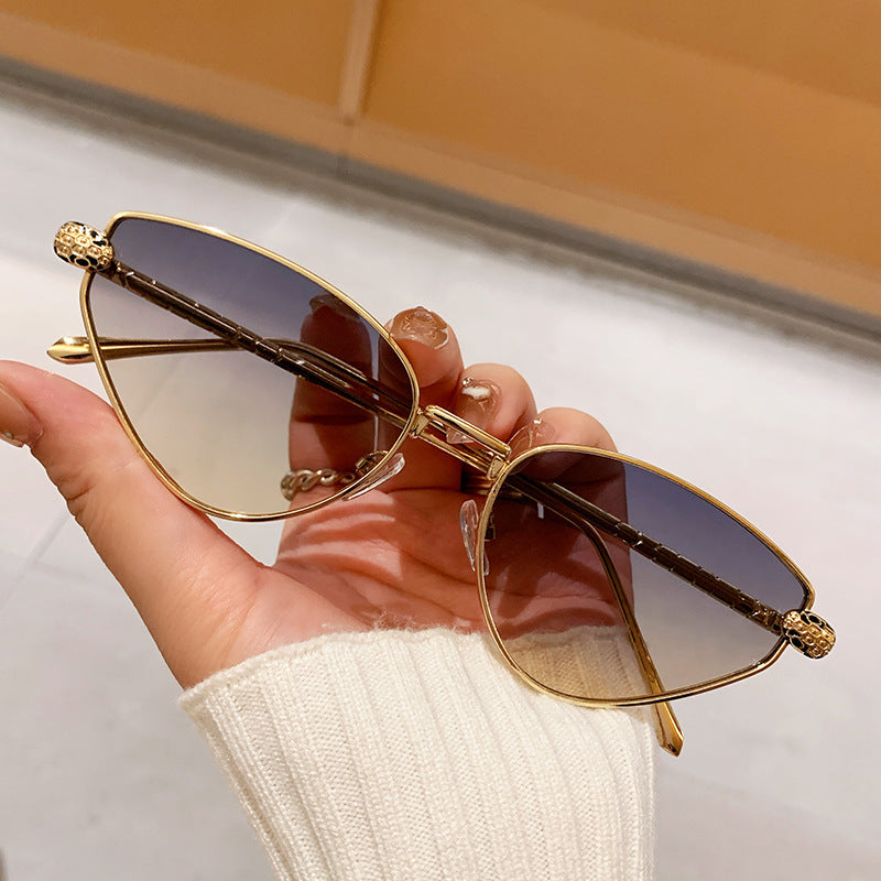 Damen Designer-Sonnenbrille mit schickem Cat-Eye-Design und luxuriösem Rahmen Brehn