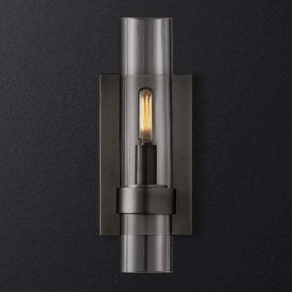 Elegante Glas-Wandlampe
