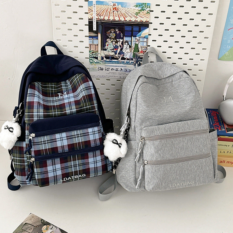 Gepunktetes Muster Leichter Schulrucksack Brehn