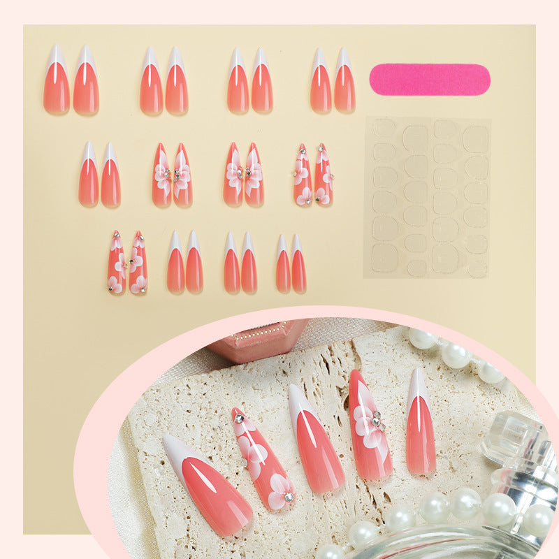 Floral Design Press-On Nail Set Brehn 1788495570