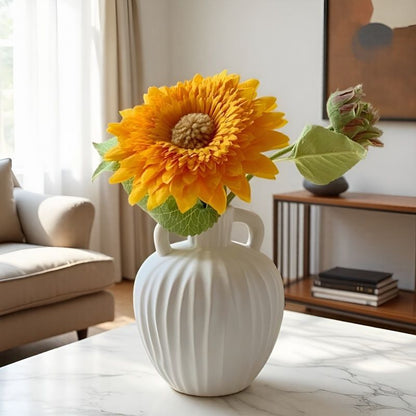 Elegante Sonnenblumen Dekorative Vase