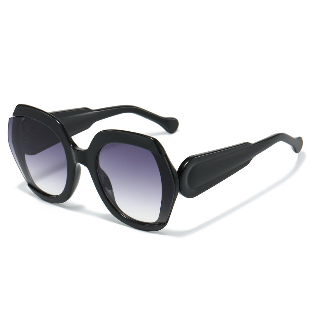 Modebewusste Übergroße Sonnenbrille Brehn
