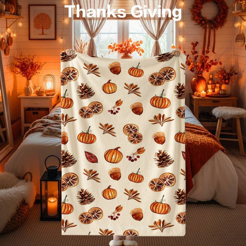 Thanksgiving-Themen Kuscheldecke