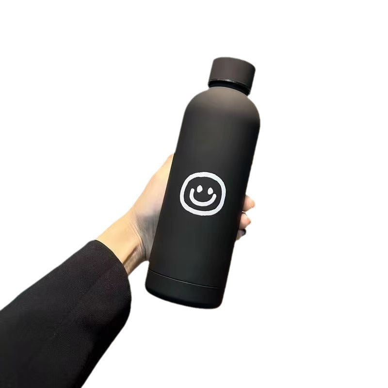 Damen Isoliertrinkflasche mit fröhlichem Lächelmotiv Brehn