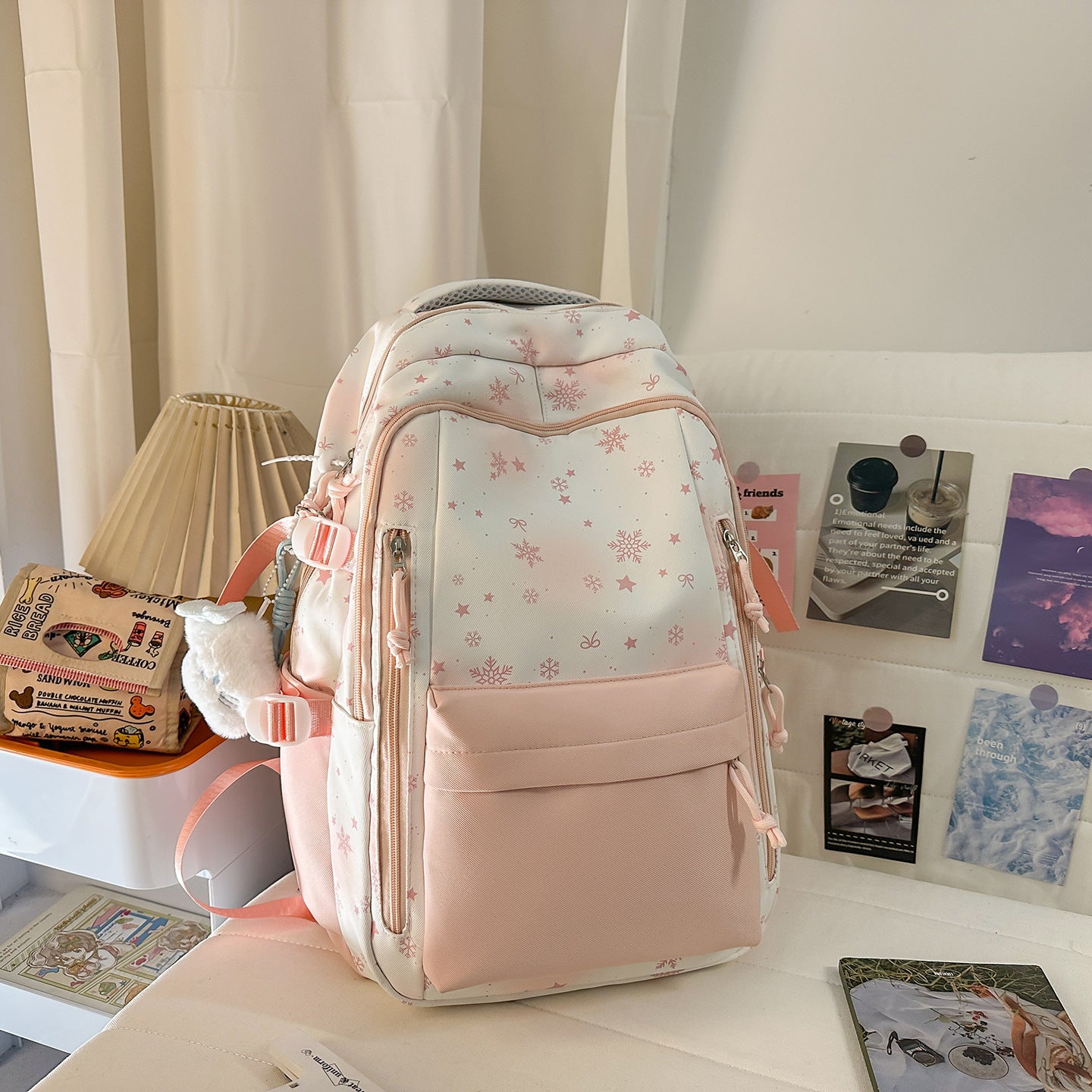 Multifunktionaler Rucksack mit Verspieltem Design und Ergonomischen Polstern Brehn