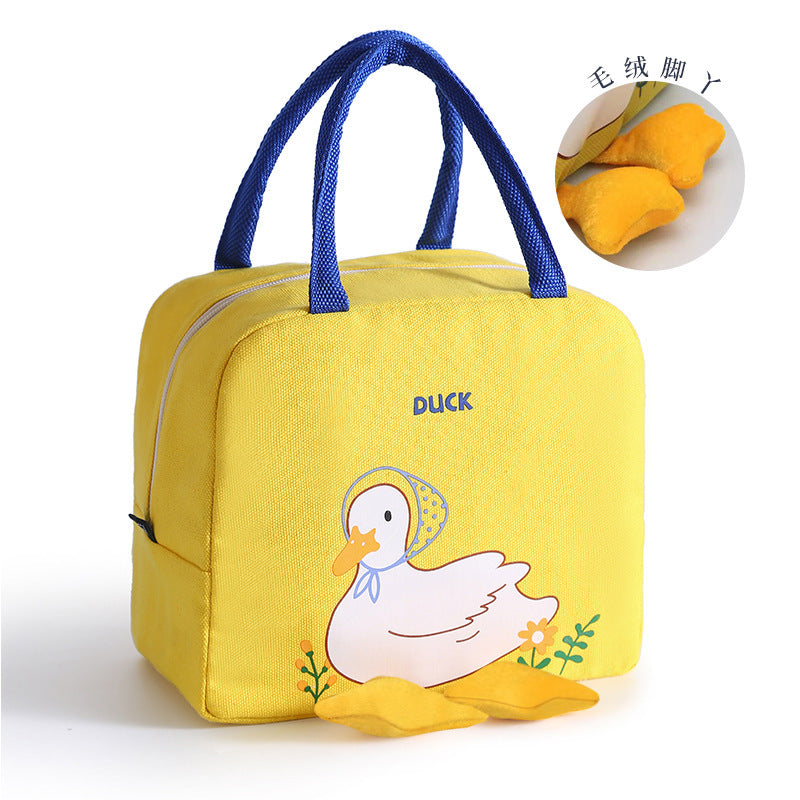Enten-Themen Isolierte Lunchbox