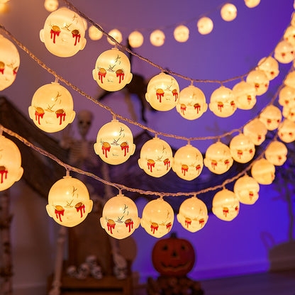Festliche Geister LED Lichterkette Brehn