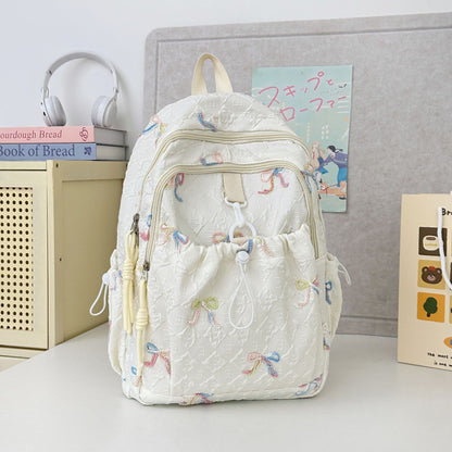 Verspielt bestickter Rucksack