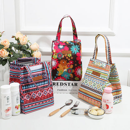 Damen Isolierte Blüten-Mahlzeit Tasche Brehn