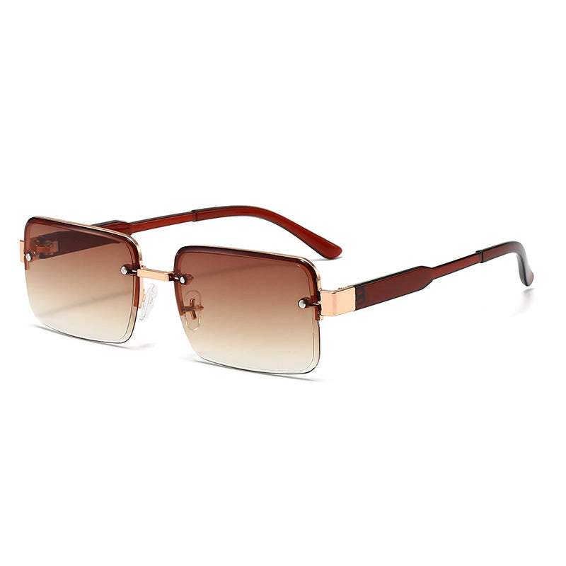 Damen Designer-Sonnenbrille im modernen Rechteck-Design Brehn