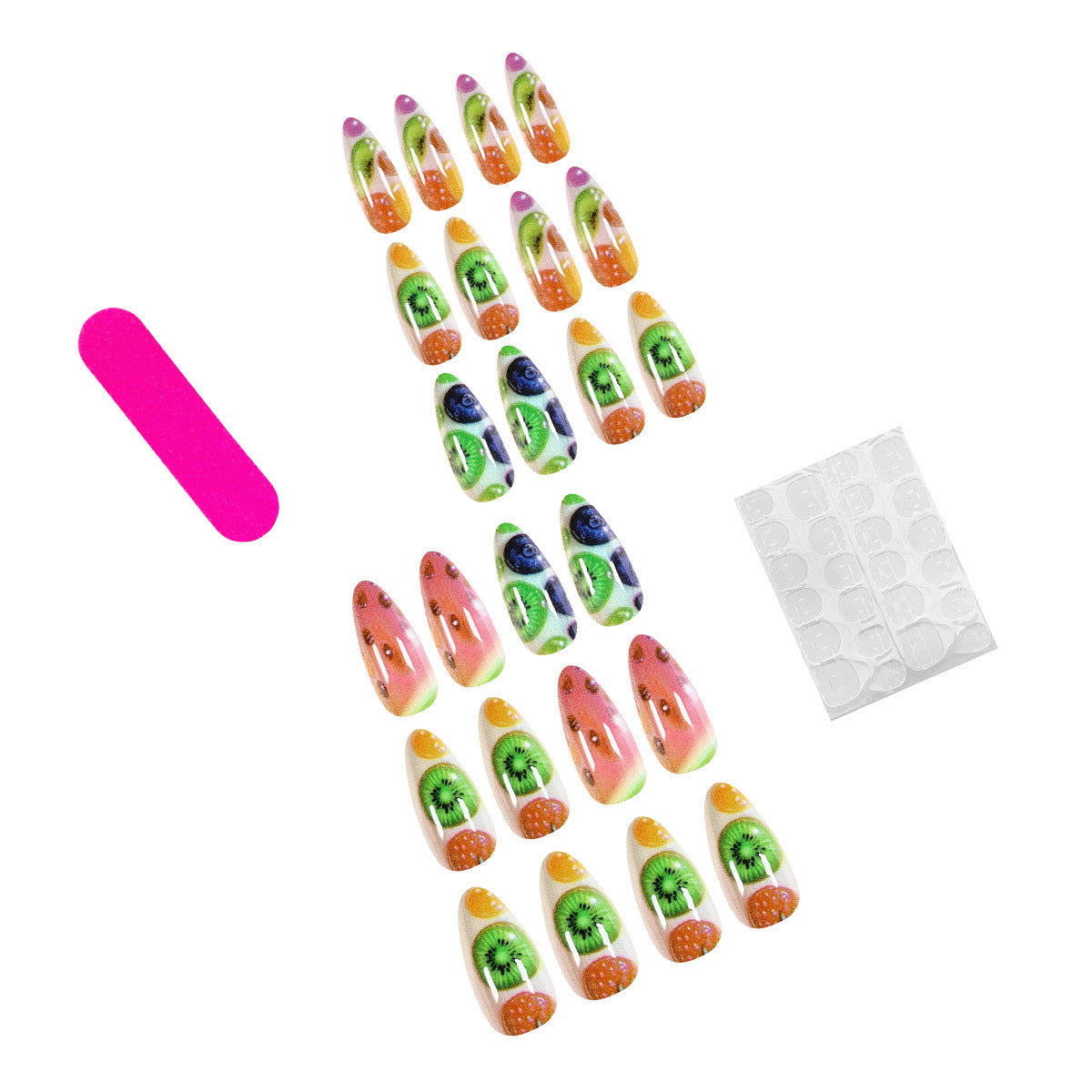 Kunstvolle Frucht-Nagelkunst Brehn