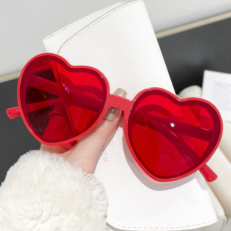 Damen verspielte Herzform Sonnenbrille Brehn
