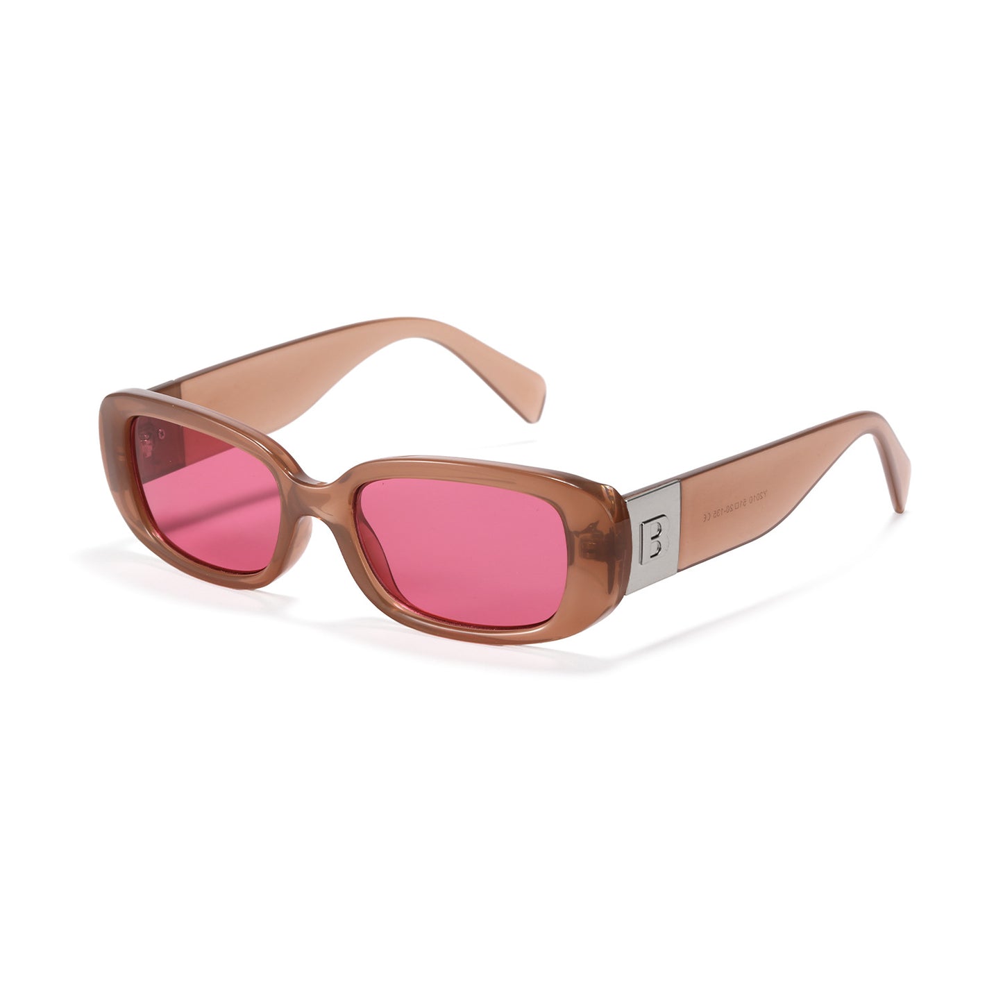 Damen trendige Sonnenbrille mit modischem Klarglasrahmen und UV-Schutz Brehn