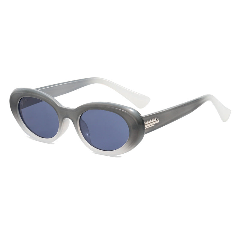 Damen elegante ovalförmige Sonnenbrille mit hochwertigen Gläsern Brehn