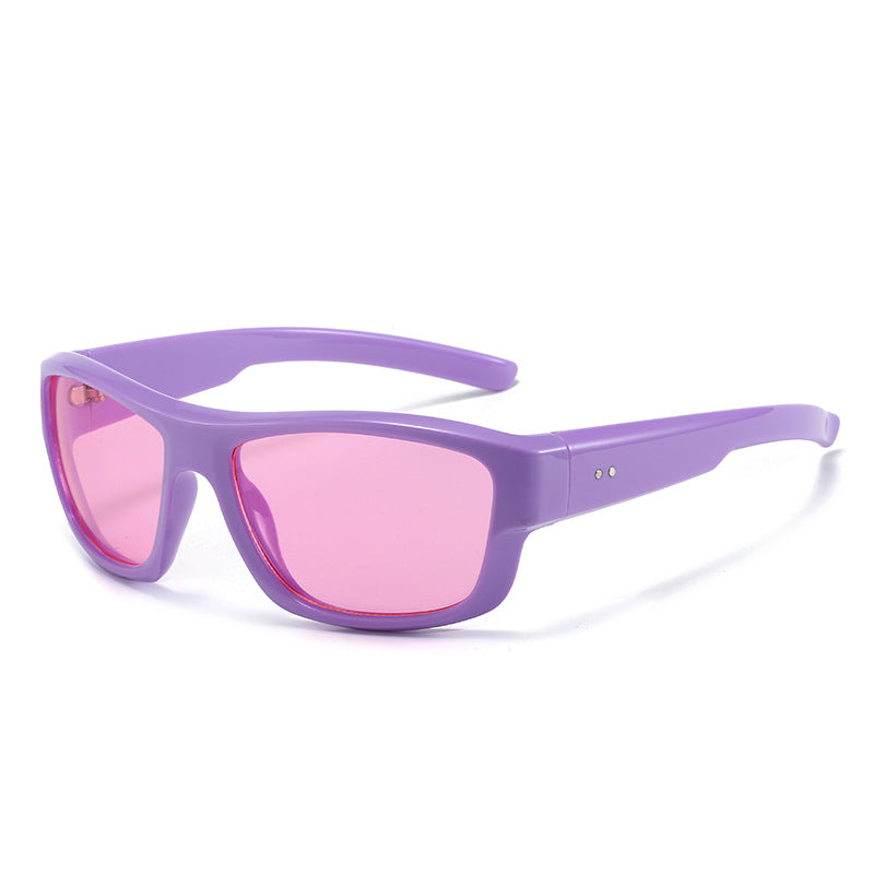Damen Sport-Sonnenbrille mit robustem Rahmen und UV-Schutz Brehn