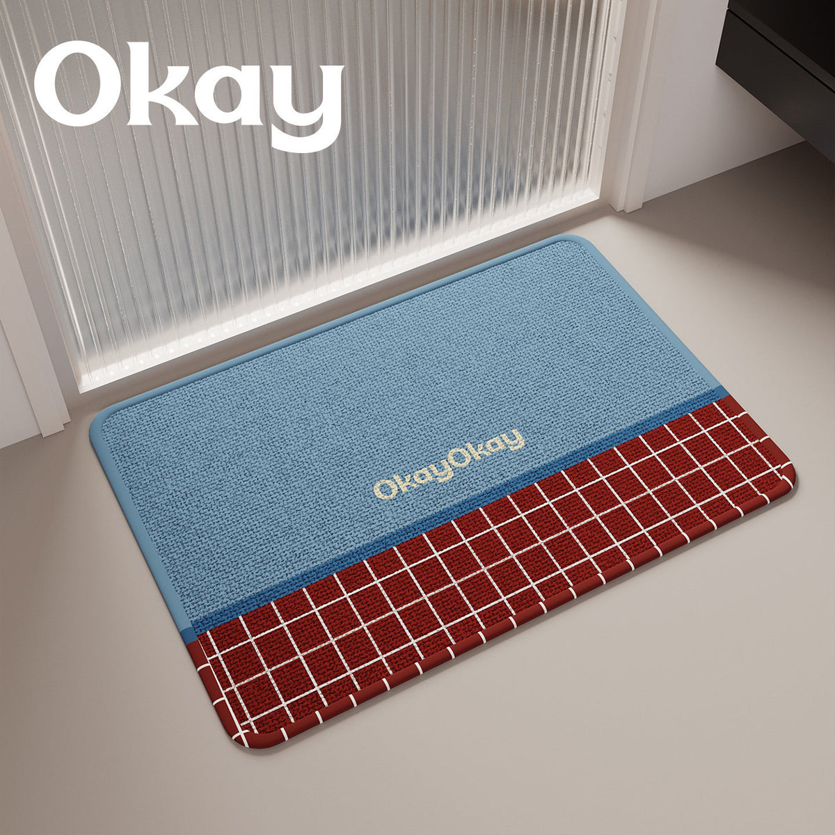Non-Slip Decorative Low-Profile Entryway Doormat