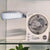 Damen Tragbarer Akkubetriebener Ventilator mit integrierter LED-Leuchte Brehn
