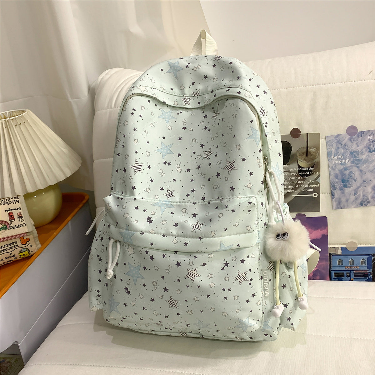 Trendiger Sternmuster-Rucksack Brehn
