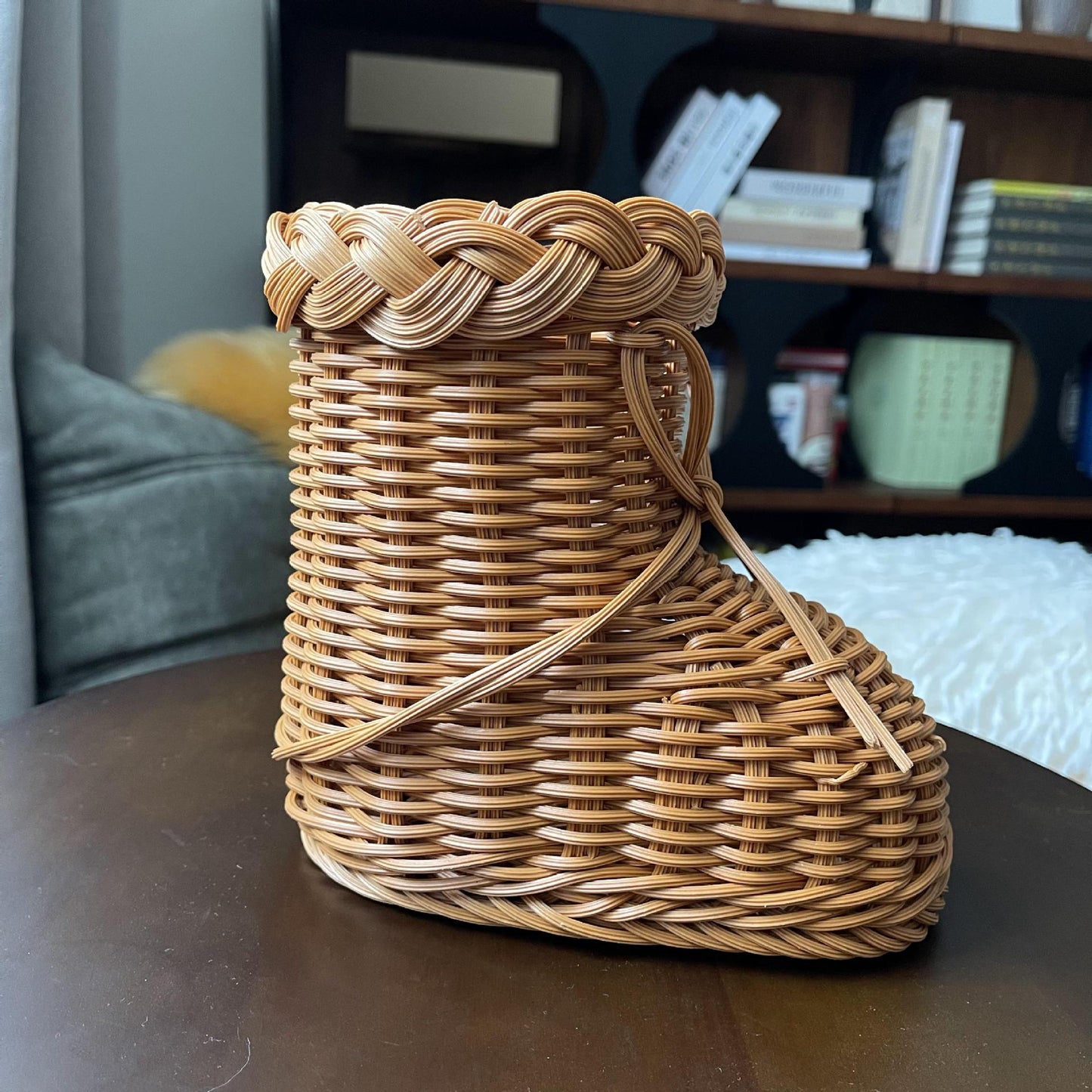 Damen dekorativer Blumentopf im Schuh-Design Brehn
