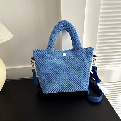 Stylische weiche Stoffhandtasche