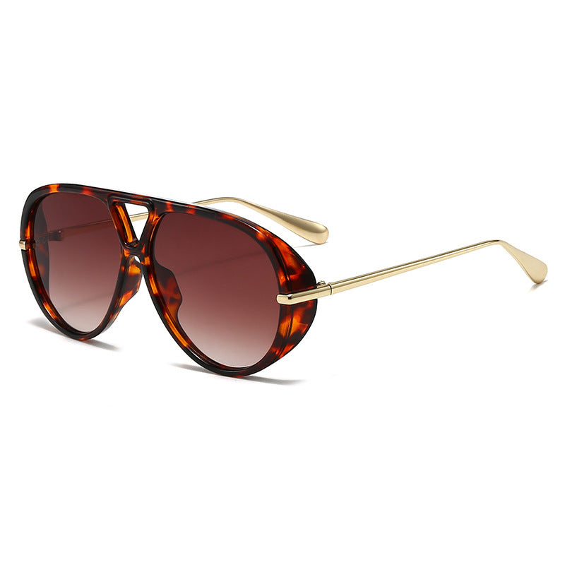 Damen modische oversized Sonnenbrille mit stilvollem Rahmen Brehn